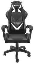 Комп'ютерне крісло для геймера Fury Avenger L Black/White