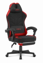 Геймерське крісло Cabro C504 BLACK RED тканина Чорно-Червоний