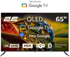 Телевізор 65" 2E QLED 4K 60Hz Smart Google TV Black (643406)