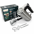 Миксер ручной Rainberg RB-1012 600 Вт 5 скоростей турборежим, кухонный миксер с венчиками и крюками для теста