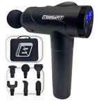 Перкуссионный массажер для спины EasyFit Vibe 6 насадок, 30 режимов (EF-2072)