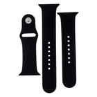 Ремінець для Apple Watch Band Silicone Two-Piece 42/44/45/49 mm 18.Black