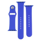 Ремінець для Apple Watch Band Silicone Two-Piece 42/44/45/49 mm 44.Shiny Blue