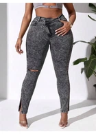 Джинсы SHEIN XL Темно-серый sz2309272994002869
