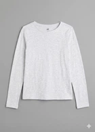 Лонгслив H&M 134/140 Светло-серый 0854793_св.сер