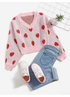 Джемпер SHEIN 152 Рожевий sksweater07210518126
