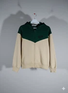 Толстовка на флисе H&M 134 Бежевый 1129936_зел.вверх