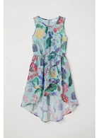 Сукня H&M 104 Бірюзовий 0572386_квіти