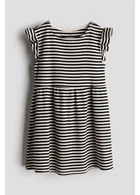 Платье H&M 92 Белый 1025935_чер.полос