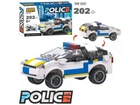 Конструктор Полицейская машинка Limo Toy 202 деталей (KB 225)