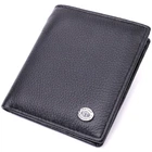 Универсальный кошелек из натуральной кожи ST Leather 19474 Черный