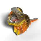 Пазл Eugy 3D Зоопарк Плащеносная ящерица (XEG-108)