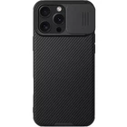 Чохол Nillkin CamShield Pro для iPhone 16 Pro Max карбоновий, зі шторкою камери Айфон 16 про макс Black