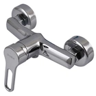 Смеситель для душа Globus Lux Dolly GLD-0105N однорычажный, хром + ручная лейка