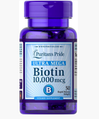Біотин Puritan's Pride (Biotin) 10000 мкг 50 капсул PTP51463