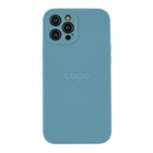 Чохол Silicone Case Full Size with Frame для iPhone 12 Pro 24.Azure