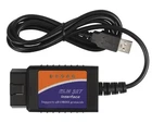 Автосканер диагностики автомобилей OBD2 ELM327 елм 327 USB 1.5v OBDII обд2 сканер адаптер юсб