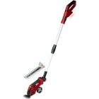 Кусторез Einhell GE-CG 18/100 Li T-Solo, 18В, PXC, лезвия 100/200 мм, телескоп. ручка, 0.7 кг (без АКБ и ЗУ) (3410310)