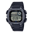Електронний наручний годинник Casio DW-291HX-1A, цифровий із підсвічуванням, полімерний ремінець
