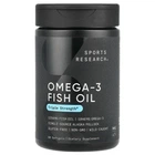 Риб'ячий жир потрійної сили Sports Research (Omega-3 Fish Oil Triple Strength) 1250 мг 90 капсул SRE01183