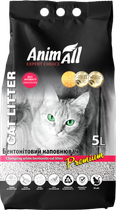 Наполнитель для кошачьего туалета AnimAll Бентонитовый комкующий 4.2 кг (5 л) Белый (4820224500614)