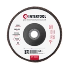 Диск шлифовальный лепестковый 180 x 22мм зерно K60 INTERTOOL BT-0226