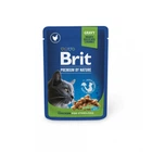 Вологий корм Brit Premium Sterilised з куркою 100 г