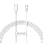 USB кабель Baseus Superior Series Fast Charging Cable USB to Type-C 100W 1.5m White P10320102214-02
