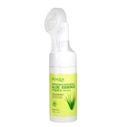 Пінка для вмивання з силіконовою щіточкою Bioaqua Aloe Essence очищаюча