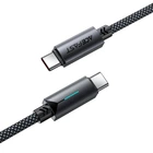 Кабель ACEFAST USB-C до USB-C 60W Збільшення швидкого зв'язку (C19-03) |1.2m, 60W/3A| Black