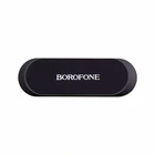 Автодержатель Borofone BH28 магнитный черный для смартфона с клеевой основой и металлическими пластинами
