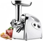 М'ясорубка електрична Crownberg CB-4213 3000W з реверсом і соковижималкою, 3 решітки 3/5/7 мм, насадки для ковбас і кеббе, шнекова електром'ясорубка з металевим шнеком для дому біла