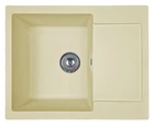 Кухонна мийка Adamant Minimal 615x495x200 Бежевий ivory 000008520
