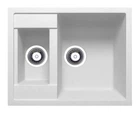Кухонная мойка Adamant Duplex 610x495x200 белый 480223