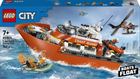 Конструктор LEGO CITY Рятувальний катер і гелікоптер берегової охорони 742 елементи (60504)