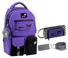 Рюкзак шкільний підлітковий + пенал Kite Education teens Kuromi HK26-2587M-1