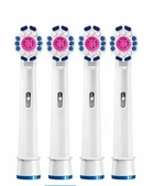 Насадки совместимы с электрической зубной щеткой Oral-B 3D White 4 шт