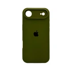 Защитный чехол-накладка Silicone Full Case AA Camera Protect для Apple iPhone 17 Air Army Green (FullAAi17A-29)