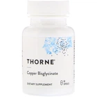 Медь Thorne Research (Copper Bisglycinate) 2 мг 60 капсул THR00341