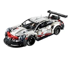 Конструктор Technic Porsche Порш 911 GT3 RS (білий) 1580 деталей спортивний суперкар 50 см