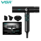 Профессиональный фен для волос VGR V-401 1900Вт с диффузором черный 10438