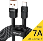Кабель ESSAGER Star USB to USB-C 100W 7A 2m Black (EXCT-XCA01)