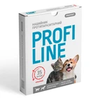 Нашийник Provet PROFILINE для котів та собак 35 см, кораловий (інсектоакарицид), арт PR243096
