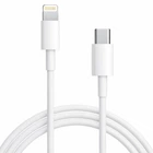 Кабель для швидкого заряджання iPhone 8 X 11 12 13 14 Plus Pro Max з роз'ємом Apple Lightning to Type-C (USB-C) зарядка для айфона 1M шнур для iPad Cable IOS White