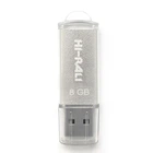 Флеш память USB Hi-Rali Rocket USB 2.0 8GB Steel