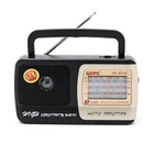 Радиоприемник FM аналоговый мощный Kipo KB-408 AC от сети и батареек R20 Black