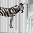 Шторка для ванной и душа Spirella Zebra 180x200 см, полиэстер (10.11554)