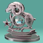 Фигурка Crystocraft со стразами Swarovski Знак зодиак Овен 8 см 0257-001 SL