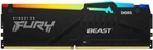 Пам'ять для настільних комп'ютерів Kingston FURY 16 GB DDR5 5600 MHz FURY Beast RGB (KF556C36BBEA-16)