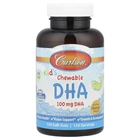 Риб'ячий жир для дітей Carlson (Kids chewable DHA) 120 жувальних таблеток зі смаком апельсину (CAR-01571)